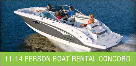 11-14 Person Boat Rental Concord