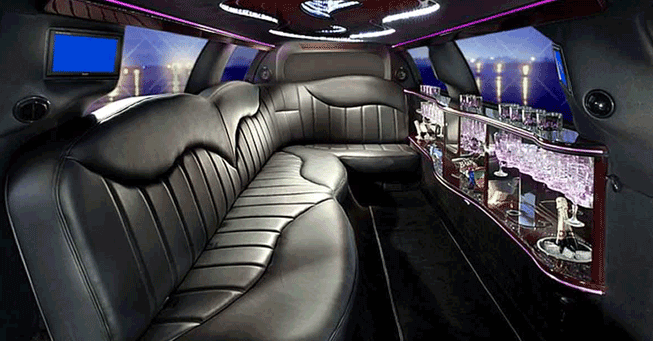 Concord 6 Passenger Limousine Interior