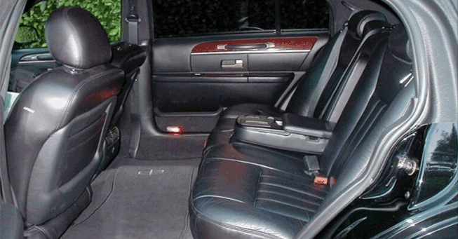 Concord Lincoln Town Car Interior