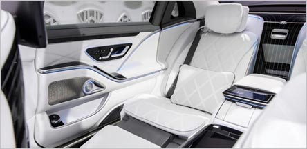 Concord Mercedes Maybach Limo Interior